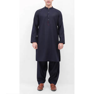 Totalmente personalizado Logo Impresión Hombres Shalwar Kameez Buena calidad Algodón Hecho Transpirable Hombres Shalwar Kameez - Product Image 1