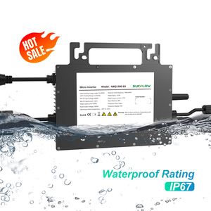 Biến tần năng lượng mặt trời sóng sin thuần 1200W dùng cho ban công nhà ở, có sẵn tại EU, biến tần năng lượng mặt trời <span class=keywords><strong>mini</strong></span> với cáp AC 5M - Product Image 1