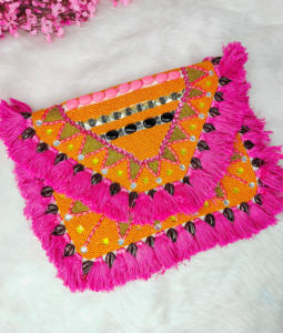 New Designer Banjara Handmade <b>Handbag</b> Embroidered <b>Boho</b> Indian Vintage Stylish Fringe Bag for Women Hot Selling in Dubai Canada - Product Image 6