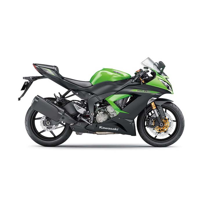 Чистый ZX-14R ниндзя используется мотоцикл, поставляемый с надежным двигателем и системой охлаждения