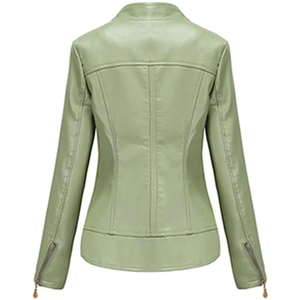 Chaqueta de Invierno de Piel de Vaca para Mujer, de Alta Calidad, Diseño Personalizado, Manga Larga, Transpirable, Impermeable, Cortavientos, para Exteriores - Product Image 6