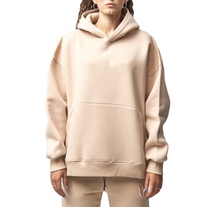 Sweat à capuche personnalisé à manches longues en mélange polyester/coton, respirant, doublé, design décontracté, grandes tailles, pour femmes - Product Image 1