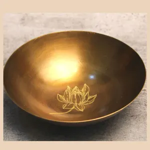 Bol à fruits rond en métal de luxe fait à la main vaisselle décorative pour la maison hôtel ou restaurant fabricant direct exportateur - Product Image 6