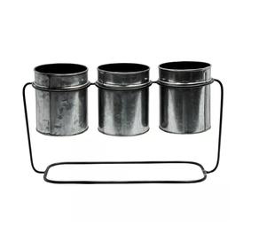 Pots et jardinières en métal pour décoration de jardin, nouveau Look - Product Image 3