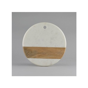 Tabla de cortar de mármol y madera con forma de piña de diseño antiguo, tabla de cortar de mármol y madera de la mejor calidad para accesorios de cocina - Product Image 3