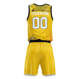 Conjunto de Uniforme de Baloncesto Unisex de Alta Calidad, Transpirable, Estampado, de Secado Rápido, Pantalones Cortos de Verano, Diseño Personalizado, Sublimación al por Mayor - Product Image 2