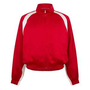 Chaqueta de bombardero de diseñador para hombre, ropa de calle, moda de gran tamaño con acabado satinado, cremallera frontal, bordado personalizado y acanalado - Product Image 1