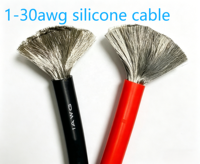 Cables Solares para Baterías de Litio Yuehua 10AWG - Arnés de Cableado Eléctrico de Silicona/Cobre
