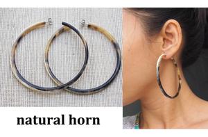 Pendientes de Cuerno de Búfalo para Niñas, Pendientes de Cuerno Natural para Mujer, Joyería de Cuerno de Alta Calidad - Product Image 3