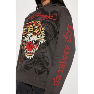 Logo personnalisé OEM Sweat à capuche épais 380 gsm polaire Sweat à capuche Hip Hop Heavyweight 3D Hoodie pour les femmes - Product Image 3
