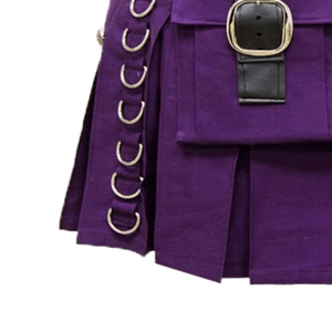 Kilts utilitaires pour femmes de haute qualité en gros, 100% coton, style simple avec impression de logo personnalisé pour accessoires d'instruments de musique - Product Image 3