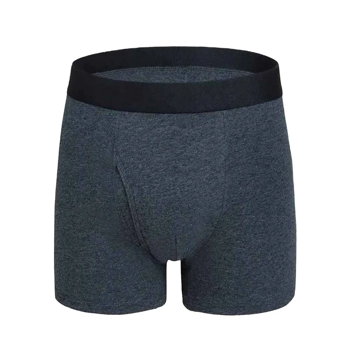 OEM Solid colour 100%Cotton Breathable Comfort Underwear Super Stretch Shorts Underwear Men's Boxers Customized Wholesale Logo