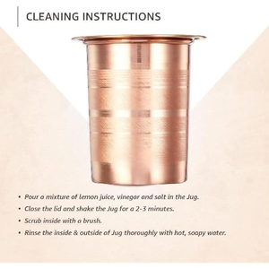 ภาชนะใส่แก้วโลหะทองแดงเป็นมิตรกับสิ่งแวดล้อมพร้อมฝาขัดเงาดีไซน์มีชื่อเสียงอุปกรณ์เสริมที่เป็นที่ต้องการมากที่สุด - Product Image 2