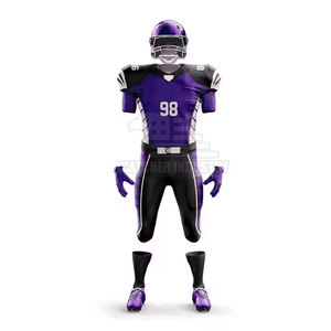 Kit complet de football américain pour enfants et adultes avec couleurs et logo d'équipe personnalisés - Product Image 2