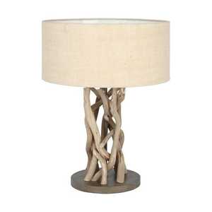 Uniquely Designed Solid Driftwood <b>Table</b> Lamp Modern <b>Extendable</b> Natural Accents for Living Room <b>Dining</b> Bedroom Home Villas - Product Image 5