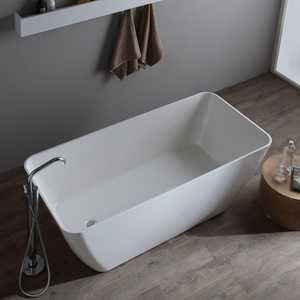อ่างอาบน้ำหินอ่อนแบบตั้งอิสระที่ทันสมัยโดย silvi - Product Image 4