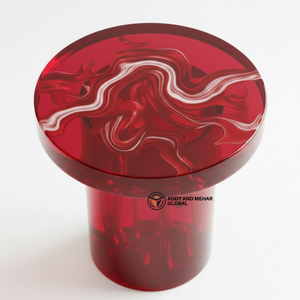 Table basse, tabouret, pouf en résine personnalisée de luxe en vrac, forme multiple, couleur multiple, table d'appoint, meubles de chambre à coucher, appartement - Product Image 2