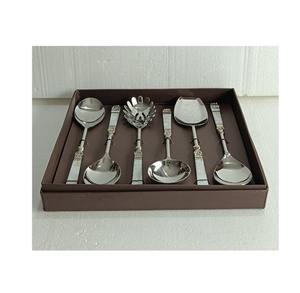 ชุดช้อนตักสลัดทำจากสเตนเลสออกแบบได้ตามที่ต้องการ - Product Image 1