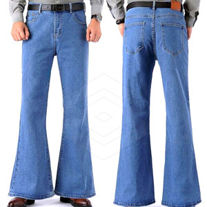 Pantalones Vaqueros Rectos de Mezclilla para Hombre de Marca Privada, con Múltiples Bolsillos, Color Personalizado, Estilo Casual - Product Image 1