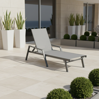 Klappbares Schlafsofa Sonnenliege Verstellbare Terrassenliege Poolliege Gartenliege für Terrasse und Entspannung im Freien