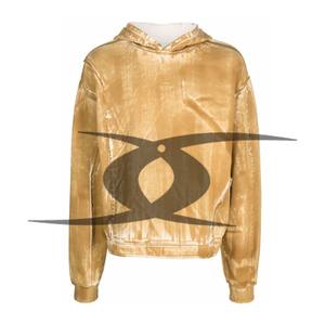 Sudaderas térmicas de temporada de invierno personalizadas para hombre, peso pesado, 400gsm, forro polar de felpa francés, Boxy Sun Faded, ácido desgastado, 100% algodón - Product Image 1