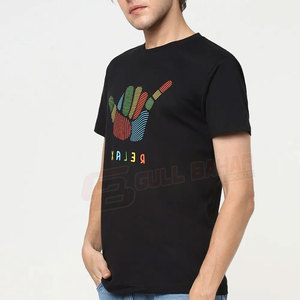 Camiseta de Hombre a la Moda, de Secado Rápido, Transpirable, Holgada, con Estampado Personalizado, Diseño OEM, 100% Algodón, Colores Personalizados, Tela de Lona - Product Image 6