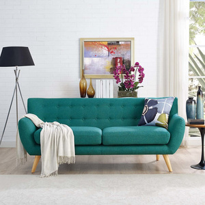 Tufted 2-Seat Chesterfield <b>Sofa</b> for Home Furniture Living Room Livingroom PU Filling SFB68003 - Product Image 3