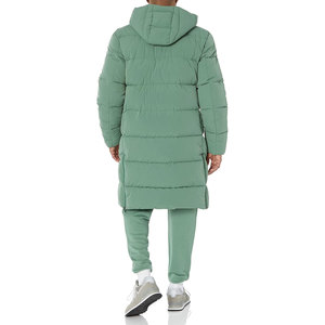 เสื้อโค้ทผู้ชายกันลมมีฮู้ดถอดออกได้กันลมมีฟองหนาอบอุ่นออกแบบได้ตามต้องการ - Product Image 5