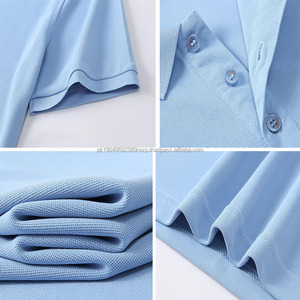 Polo de hombre sin costuras con estampado de silicona personalizado, camiseta de manga corta, Polo de negocios de verano de lujo - Product Image 3