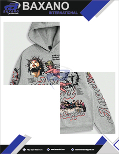 ชุดวอร์มผู้ชายแบบ unisex สำหรับฤดูหนาว มีฮู้ด ลายพิมพ์แองเจิล  ชุดฟลีซแบบมีกราฟิกสั่งทำได้  ชุดลำลองแนวสตรีทแวร์ ชุดกีฬา ชุดจ็อกเกอร์ - Product Image 6