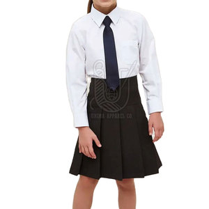 Servicio OEM, Uniformes Escolares para Niñas de Primaria al por Mayor, Ligeros, Sublimados, de Color Sólido, Poliéster/Algodón de Alta Calidad - Product Image 6