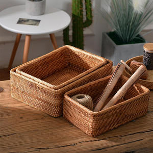 Handmade <b>Storage</b> <b>Basket</b> Using Seagrass Rattan Organizer Design Perfect For Minimalist Modern And Rustic Style Interiors - Product Image 4