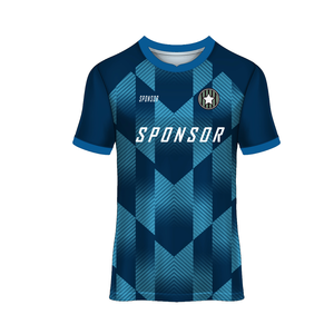 ผู้ผลิตเสื้อฟุตบอลแบบกำหนดเองคุณภาพพรีเมียมสำหรับงานพิมพ์ร้อนด้วยไวนิล เนื้อผ้าบางเบา ระบายเหงื่อได้ดี ชุดทีมฟุตบอลแบบขายส่ง - Product Image 1