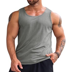 เสื้อกล้ามออกกำลังกายเซ็กซี่ของผู้ชาย3ชิ้นเสื้อกล้ามใส่เล่นฟิตเนส - Product Image 1