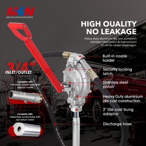 MSN Aluminum Steel NBR Material for Engine Oil Not Corrosive Liquids 1L /Stroke Hand Fuel <strong>Pump</strong> - Product Image 5