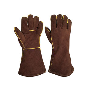 2025ถุงมือเชื่อมหนังถุงมือนิรภัยสำหรับใช้ในอุตสาหกรรมก่อสร้าง - Product Image 1