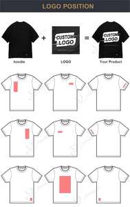 Personalizado para hombre Puff Imprimir Streetwear Tee OEM Fábrica de algodón de gran tamaño T Shirt 3D Raised Logo Design Shirt - Product Image 2