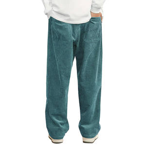 Pantalons pour hommes, coupe droite, rayés, OEM, pantalons de survêtement élégants pour hommes, lavage à l'acide, coton de haute qualité, couleur personnalisée, taille, logo - Product Image 4