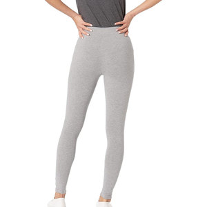Leggings de yoga push up taille haute pour femmes pantalons de sport sans couture avec fermeture à la taille élastique solide Spandex/Nylon - Product Image 2
