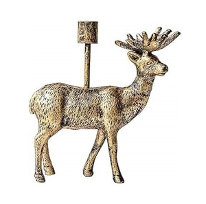 Bougeoir cerf Style vintage de luxe fait à la main Design unique pour la décoration de la maison et les mariages. - Product Image 6