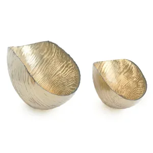 ชามโลหะสำหรับเสิร์ฟอาหารสีทองปรับขนาดได้ - Product Image 2