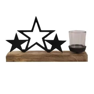 Cadre de cerf de table en métal argenté brillant pour la fête saisonnière et la décoration intérieure - Product Image 5