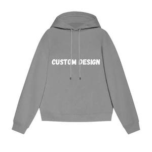 Femmes de haute qualité hiver décontracté Polyester/coton respirant 440g à capuche imprimé personnalisé soleil délavé graphique coupe ample goutte - Product Image 4