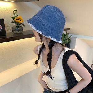 Chapeau bob rétro en denim délavé pour homme, chapeau de pêcheur pliable tendance pour le cyclisme décontracté, les fêtes, les voyages, le jersey, l'extérieur - Product Image 3