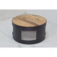 Tables de bar en métal industriel moderne de luxe, fabriquées à partir de barils de pétrole recyclés, durables et robustes, pour café, restaurant, cuisine et usage extérieur