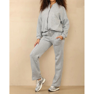 Conjuntos de 2 piezas para mujer, conjuntos de sudaderas con capucha de manga larga, sudaderas gráficas, pantalones de chándal de pierna ancha holgados, chándales de otoño - Product Image 6
