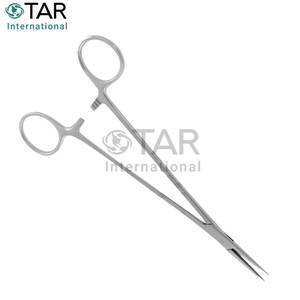 คีมหลอดเลือดแดงแบบหัวตรงขนาด18.0ซม. คีมสำหรับผ่าตัดทำจากสเตนเลสสตีลเครื่องมือทางการแพทย์สำหรับคลินิกมีคุณภาพ - Product Image 3