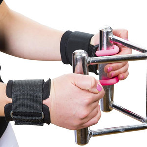 Ganchos de entrenamiento pesados de neopreno de la mejor calidad, correas cómodas y duraderas para entrenamiento de gimnasia, logotipo personalizado - Product Image 4