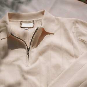 Suéter Polo de punto clásico de moda para hombre, media cremallera, 100%, suéter Polo de punto con logotipo personalizado, suéter de lana artesanal para hombre - Product Image 5