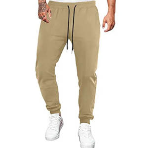 Breathable Men Stylish Fashionable <b>Joggers</b> Sports Pants Casual Cotton Made Gym Sweatpants <b>Wide</b> <b>Legs</b> Canvas for Men - Product Image 5